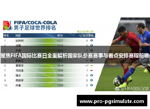 聚焦FIFA国际比赛日全面解析国家队参赛赛事与看点安排赛程前瞻